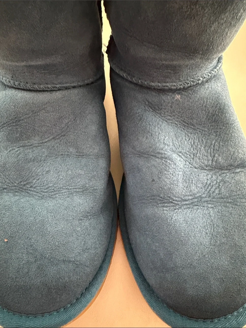 UGG Women's Mid-Calf Boot in Blue Suede